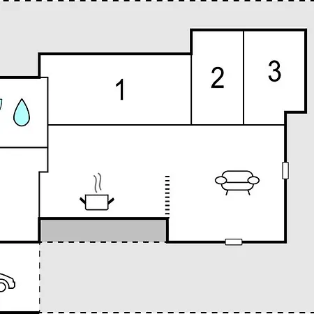 3 Bedroom Awesome Home In Vaeggerlose * Bøtø By